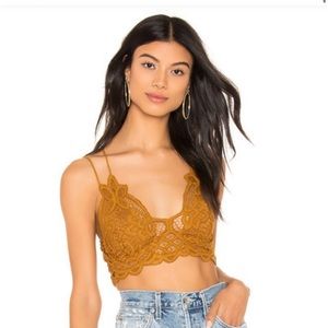 Free People Mustard Bralette